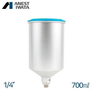아네스트 이와타 PCG-7D-2 중력식 스프레이건1/4 알루미늄컵 700ml